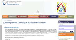 Desktop Screenshot of enseignementcatholique94.org